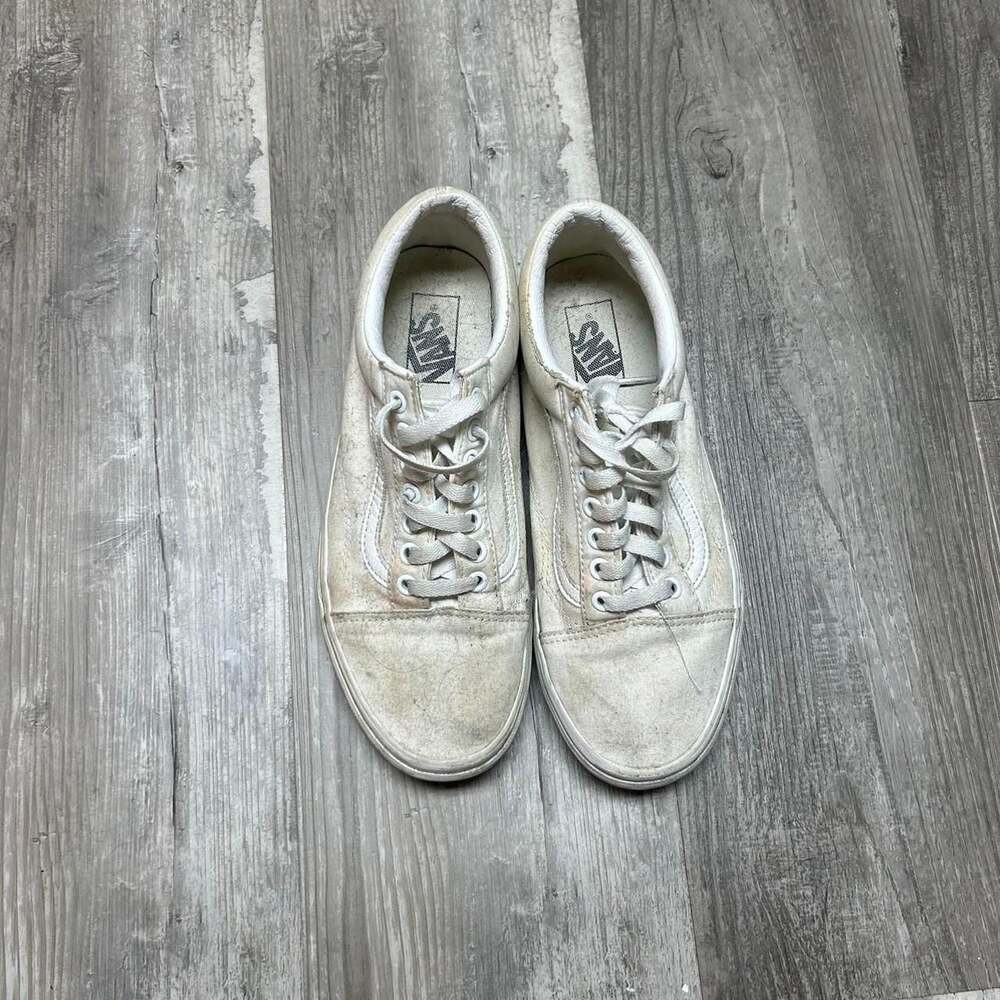 Vans Old Skool White Skateboarding Sneakers